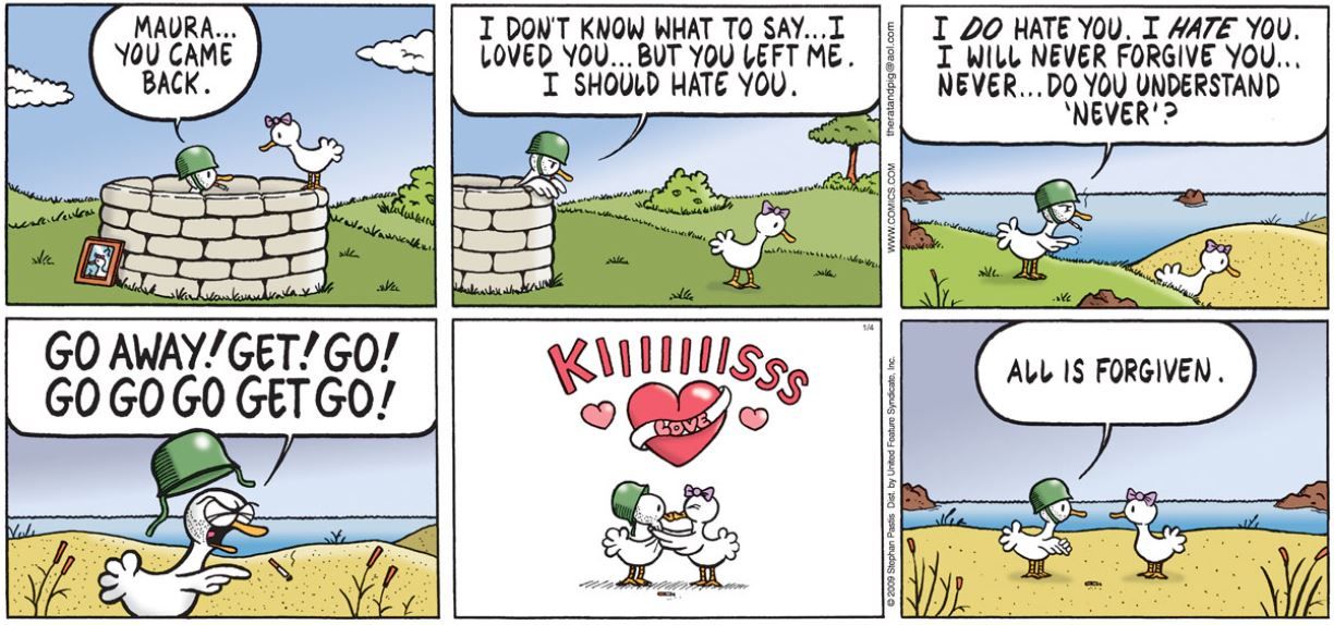 Pearls Before Swine: 10 Best Guard Duck Comic Strips, Ranked