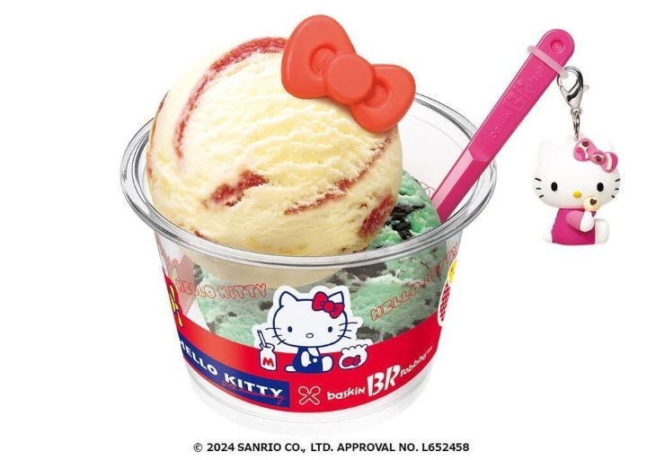 Baskin-Robbins Celebrates Hello Kitty's 50th Anniversary With Special Ice Cream Lineup This November