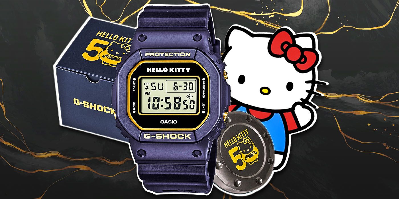 Компания Sanrio Hello Kitty отмечает 50-летие выпуском новых стильных часов CASIO