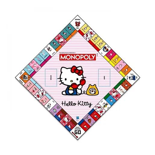 Hello Kitty de Sanrio obtiene el juego Monopoly del 50 aniversario para una intensa diversión familiar