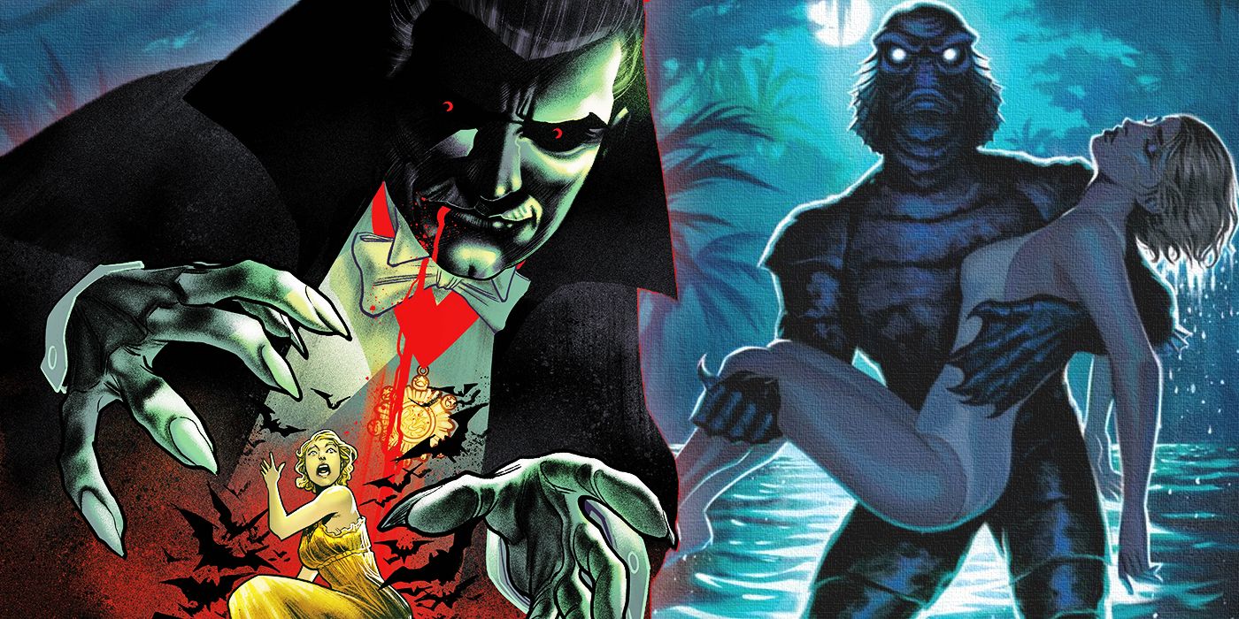 Image Comics Dracula and the Creature from the Black Lagoon Split Image