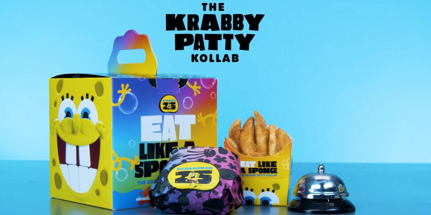 Nickelodeon anuncia comidas temáticas de Bob Esponja que llegarán a más de 250 restaurantes