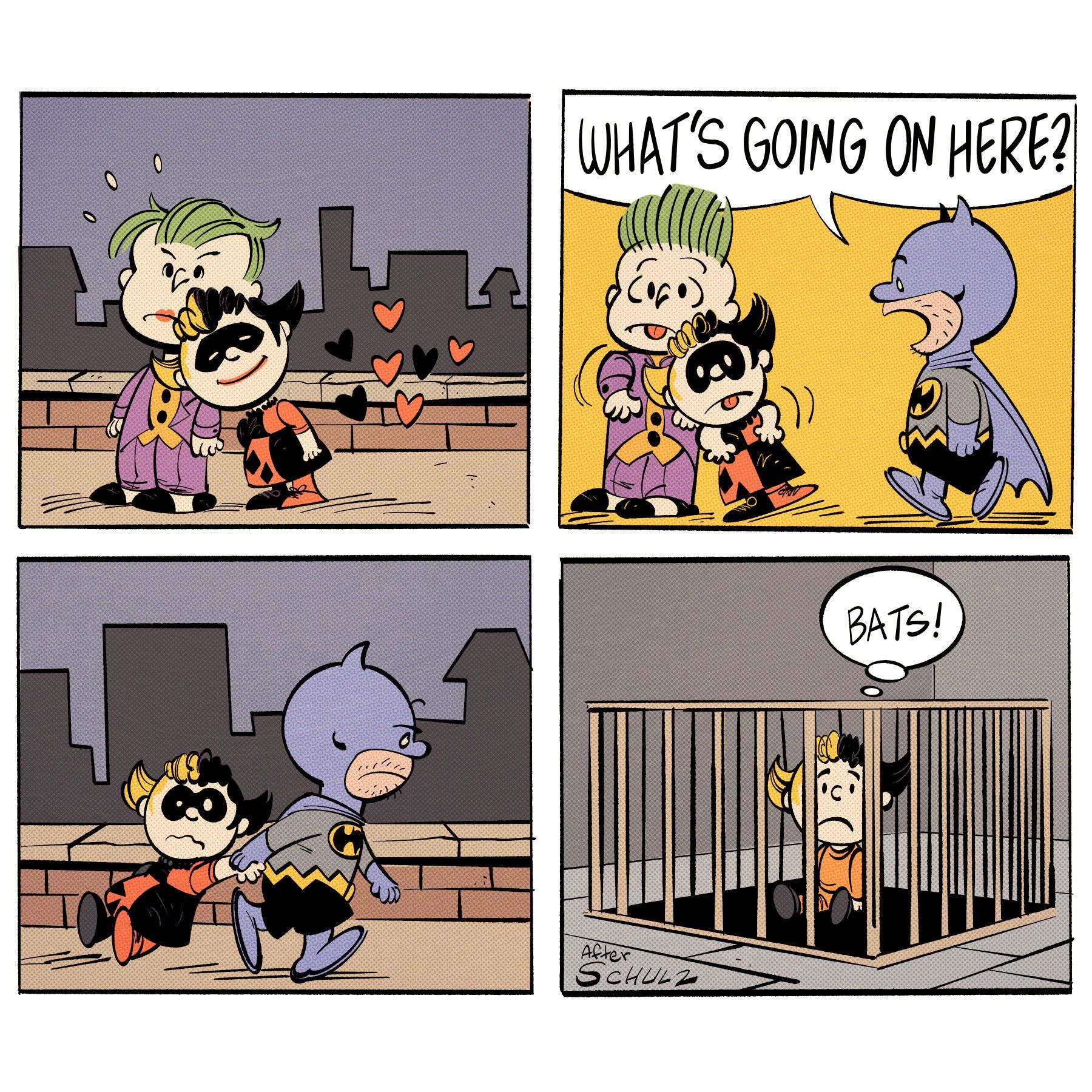 Line it is Drawn: Joker and Harley Quinn as Famous Couples Through History