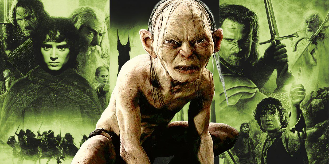 Gollum in the Lord of the Rings trilogy scheming and plotting a way to regain the One Ring.