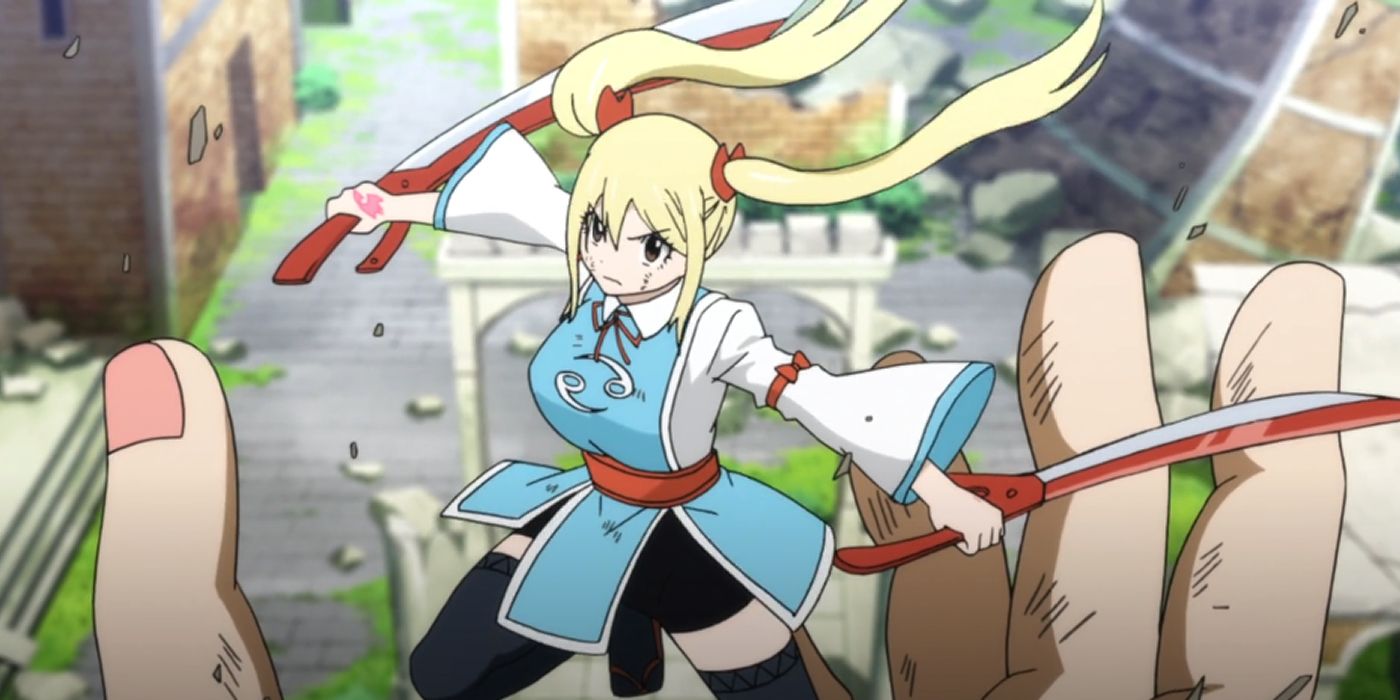 Las formas de vestido de estrella más fuertes de Lucy Heartfilia en Fairy Tail, clasificadas