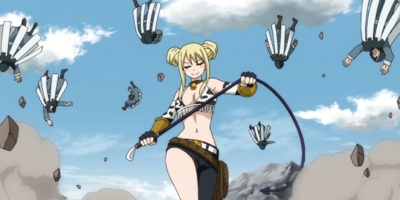 Las formas de vestido de estrella más fuertes de Lucy Heartfilia en Fairy Tail, clasificadas