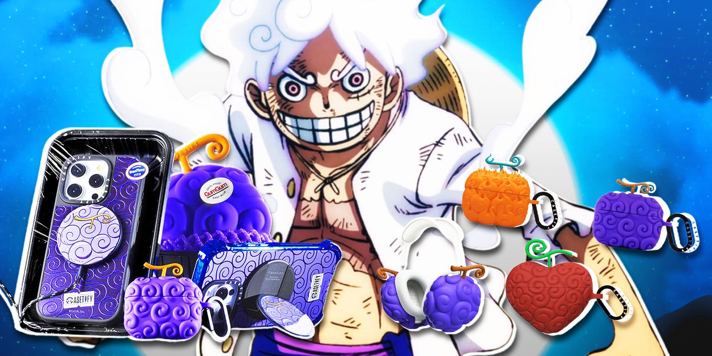 One Piece's Gear 5 Luffy and CASETiFY's new Devil Fruit tech accessory collection