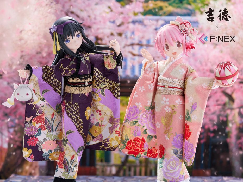 El nuevo juego de muñecas con kimono Madoka Magica cuesta más de $2500 en un exquisito lanzamiento internacional