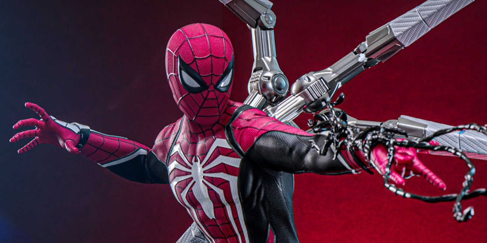 New Marvels Spider-Man 2 Peter Parker Advanced Suit 2.0 Is Swinging in This Month