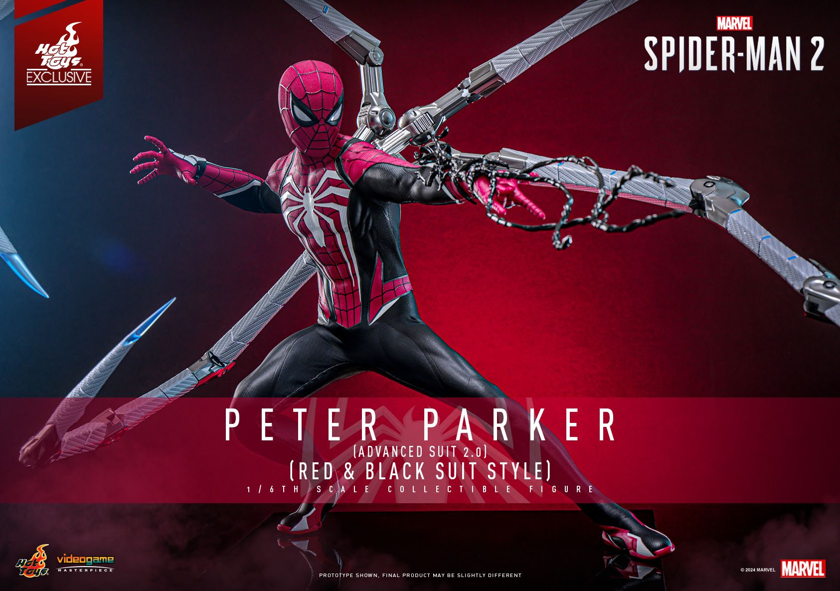 New Marvels Spider-Man 2 Peter Parker Advanced Suit 2.0 Is Swinging in This Month