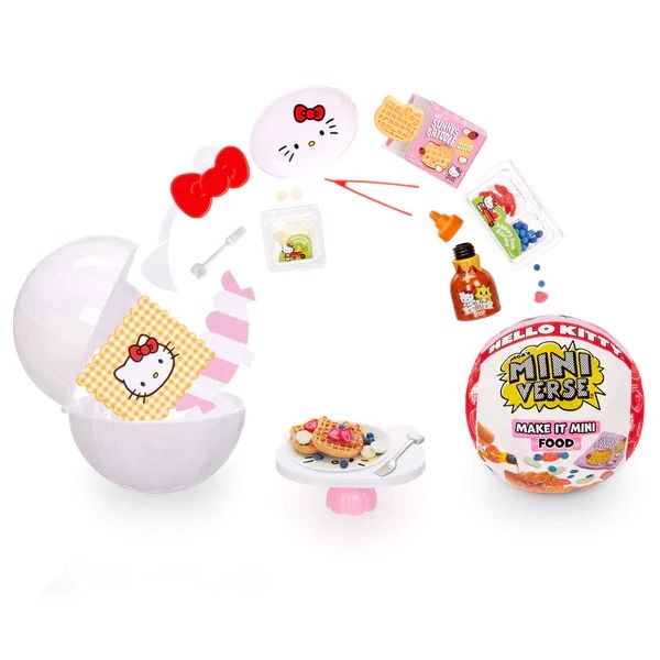 Hello Kitty от Sanrio дарит ностальгию по детству коллекционными игрушками-едами к 50-летнему юбилею