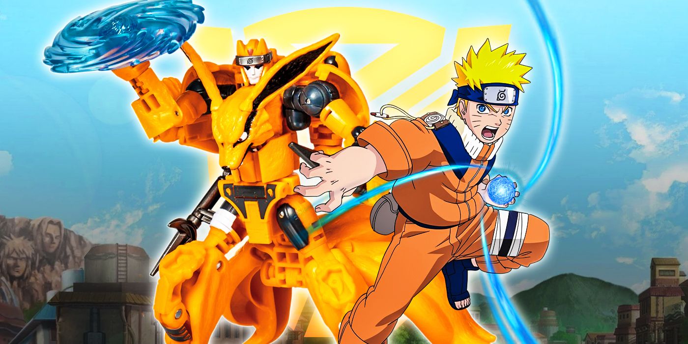 La nueva figura de la colaboración Transformers x Naruto trae las Guerras de las Bestias a Konoha