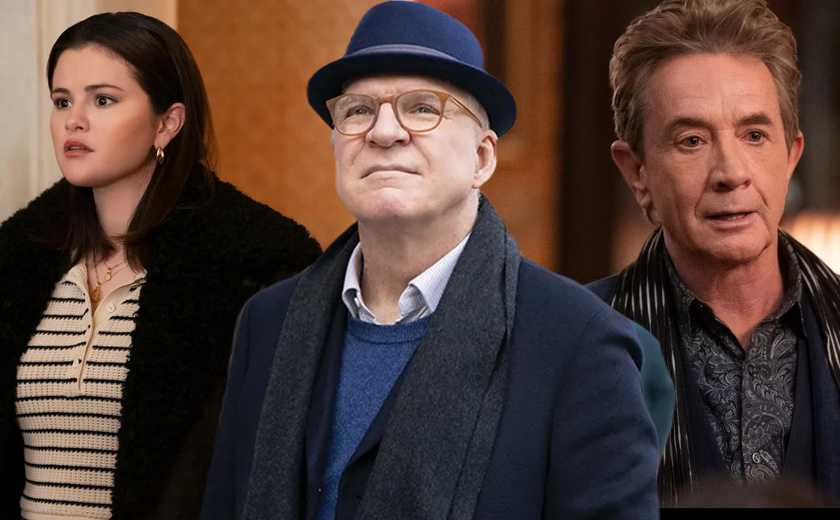 Selena Gomez, Steve Martin, and Martin Short star in Only Murders in the Building