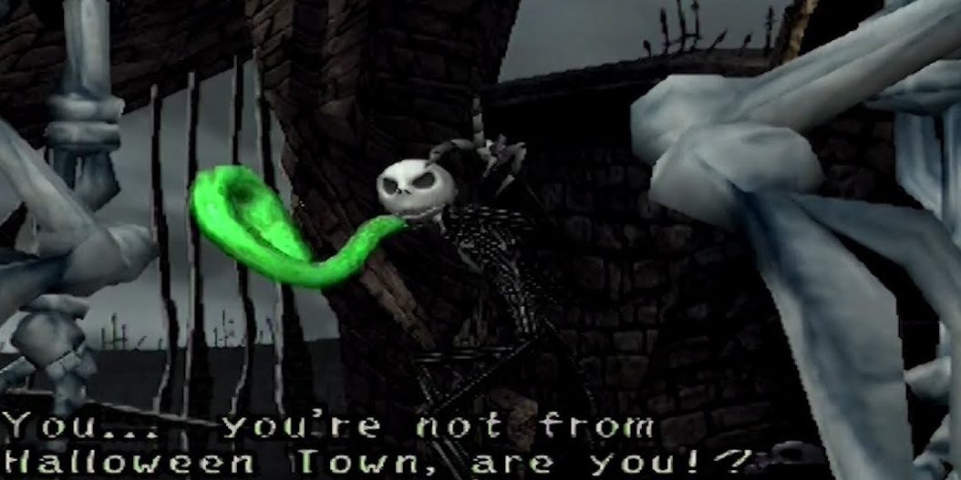 Jack Skellington defends Halloween Town.