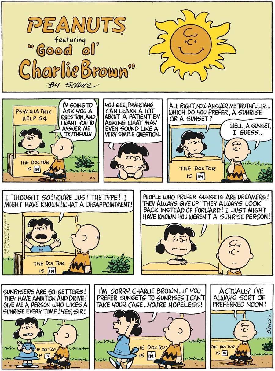 20 detalles más extraños de los viejos cómics de Charlie Brown