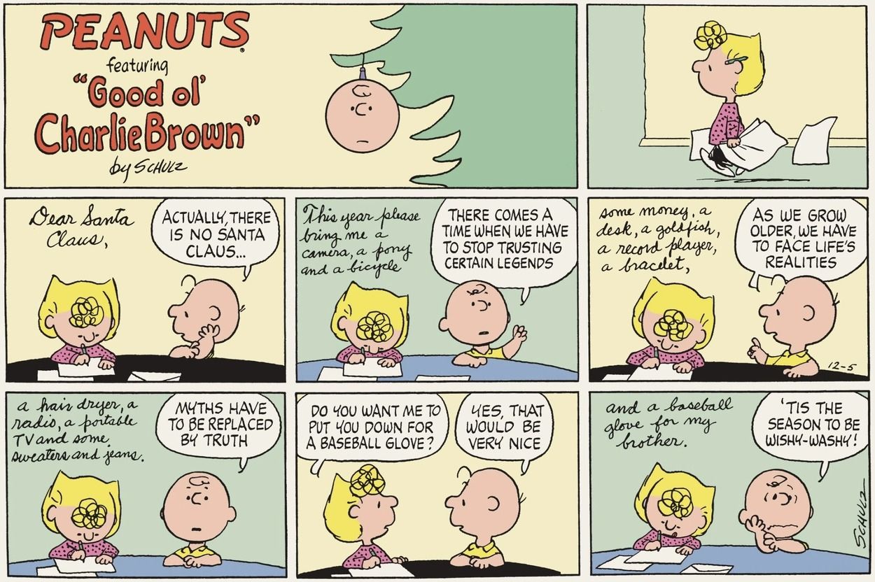 10 cómics de Peanuts más profundos