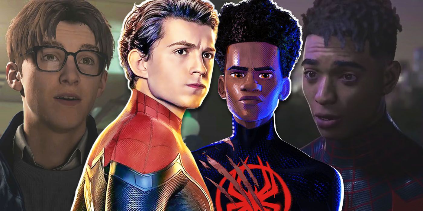 SPIDER MAN PETER PARKER AND MILES MORALES visual data 2