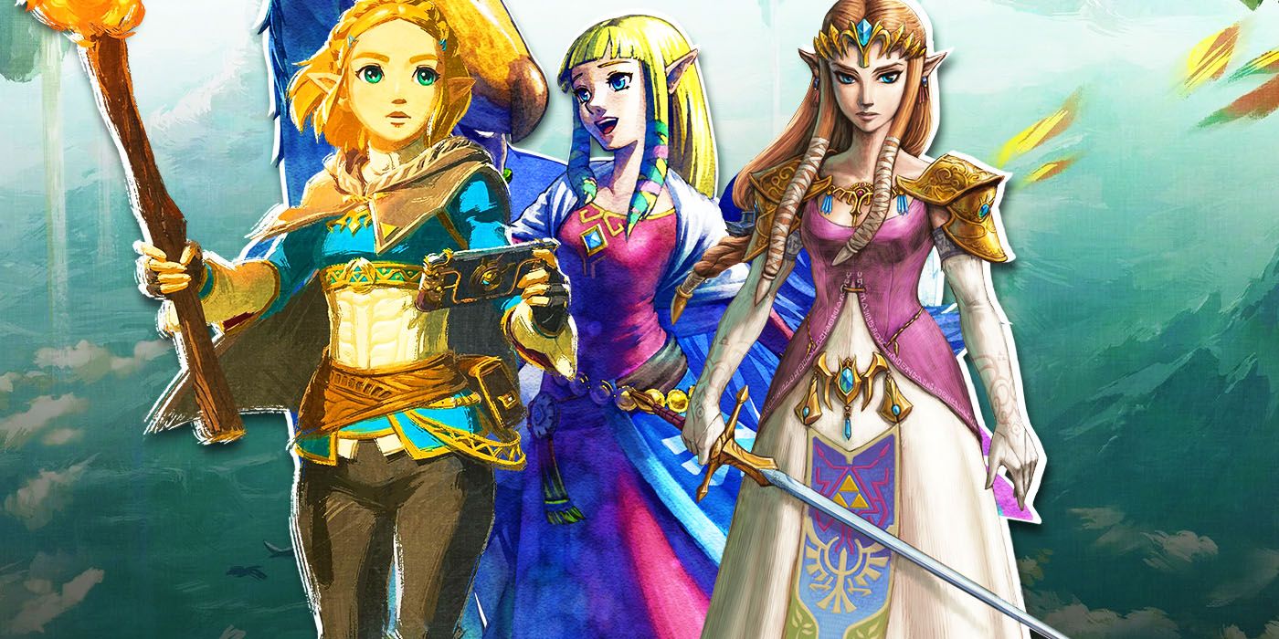 Princess Zelda from Skyward Sword, Tears of the Kingdom and Twilight Princess