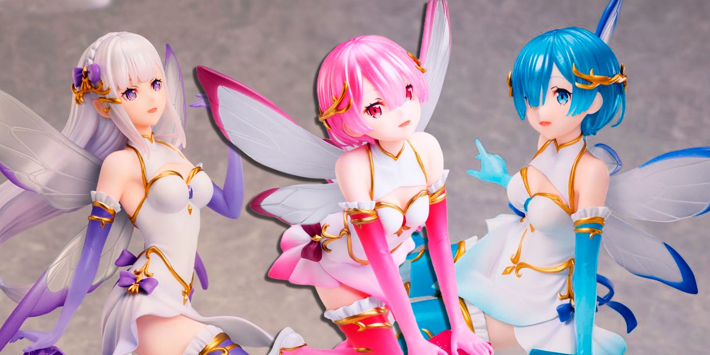 Re:Zero's Emilia, Rem & Ram Get 'Jewel Princess' Fairy Makeovers in New International Release