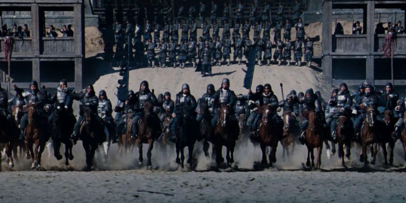 The Calvary charges in Red Cliff II.