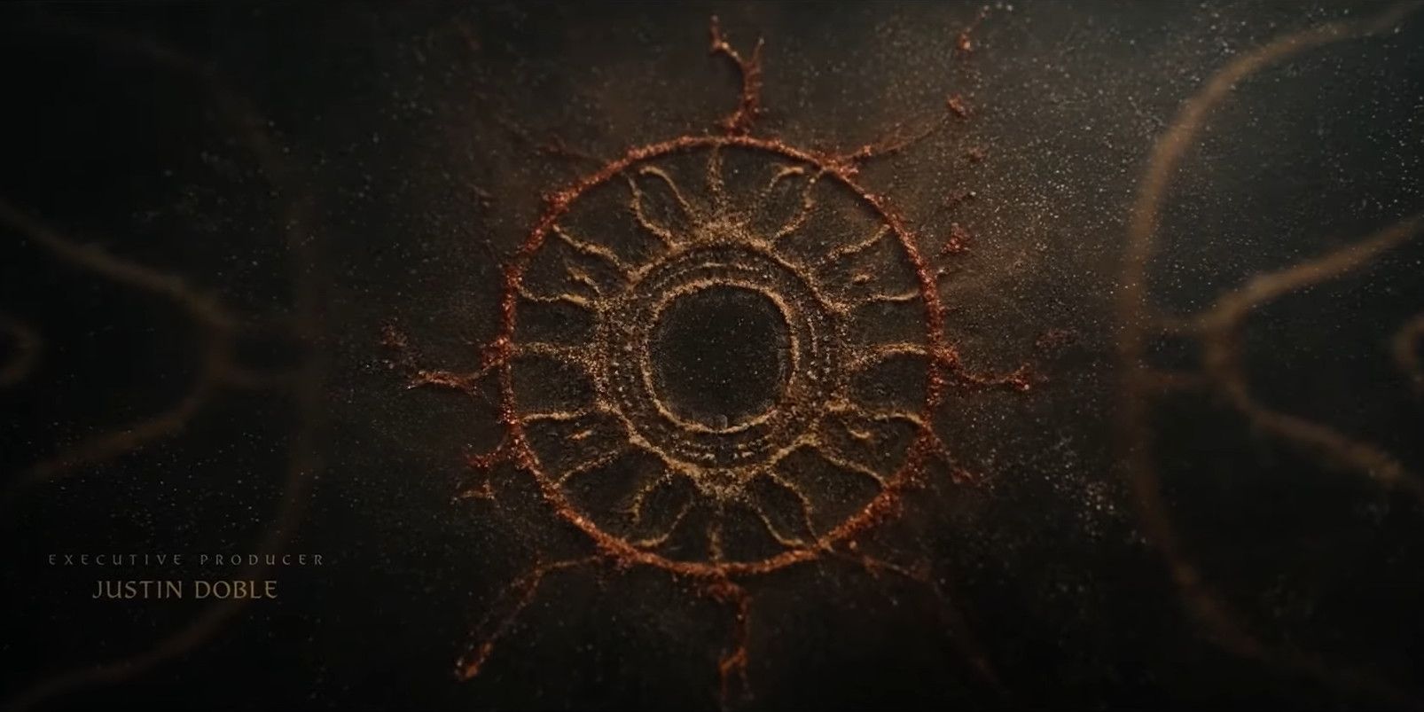 The Eye of Sauron from The Rings of Power's Title Sequence