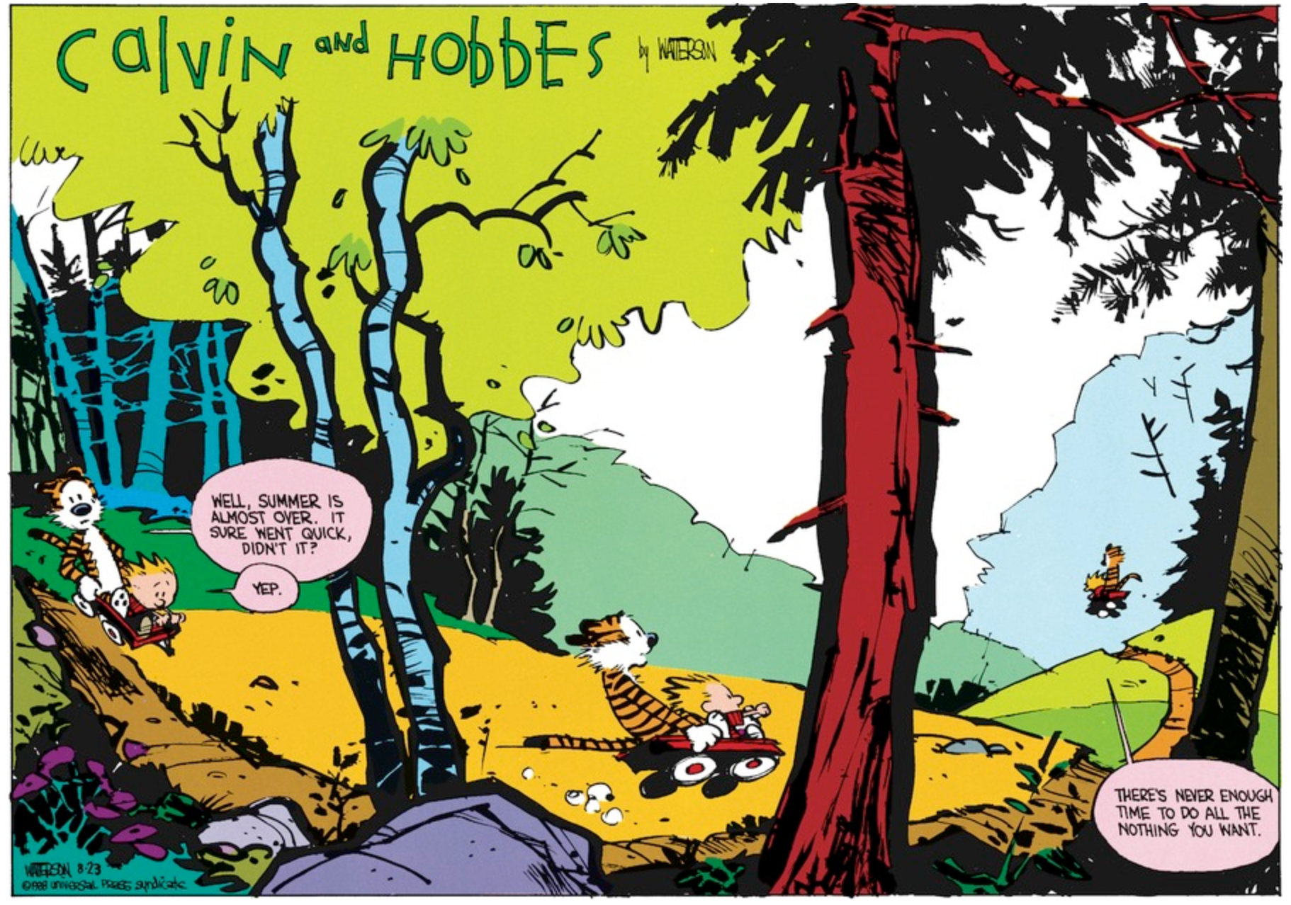 Las 10 tiras cómicas de Calvin y Hobbes mejor dibujadas, clasificadas