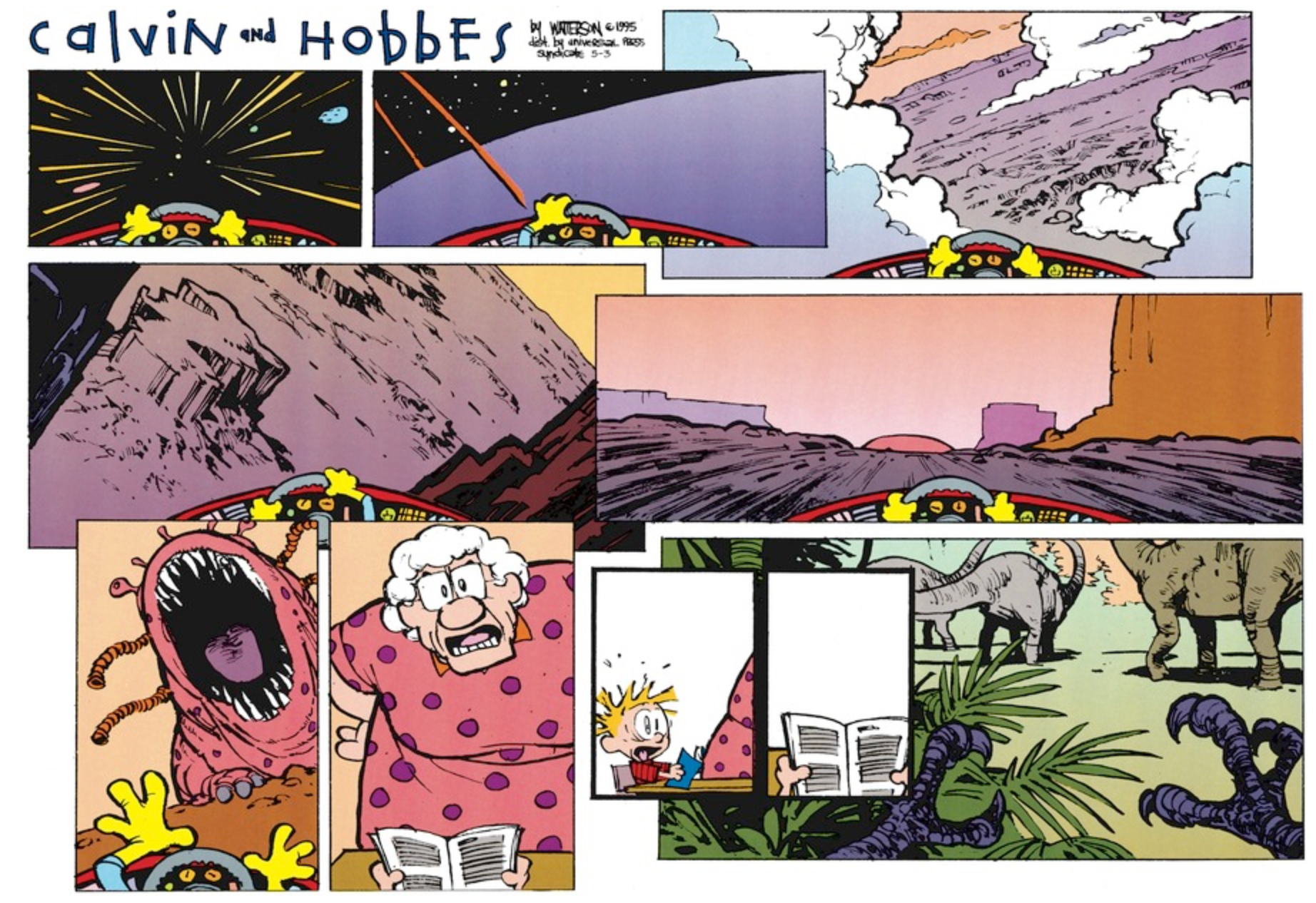 10 Best Drawn Calvin and Hobbes Comic Strips, Ranked