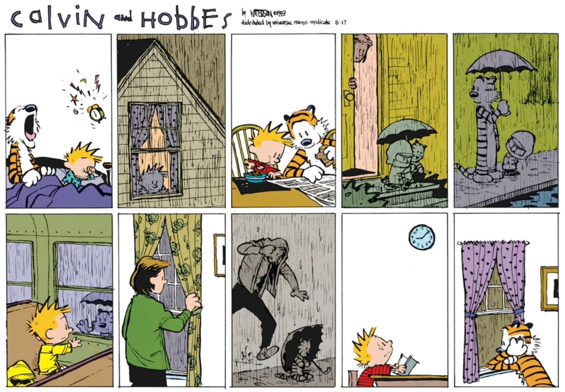 Las 10 tiras cómicas de Calvin y Hobbes mejor dibujadas, clasificadas