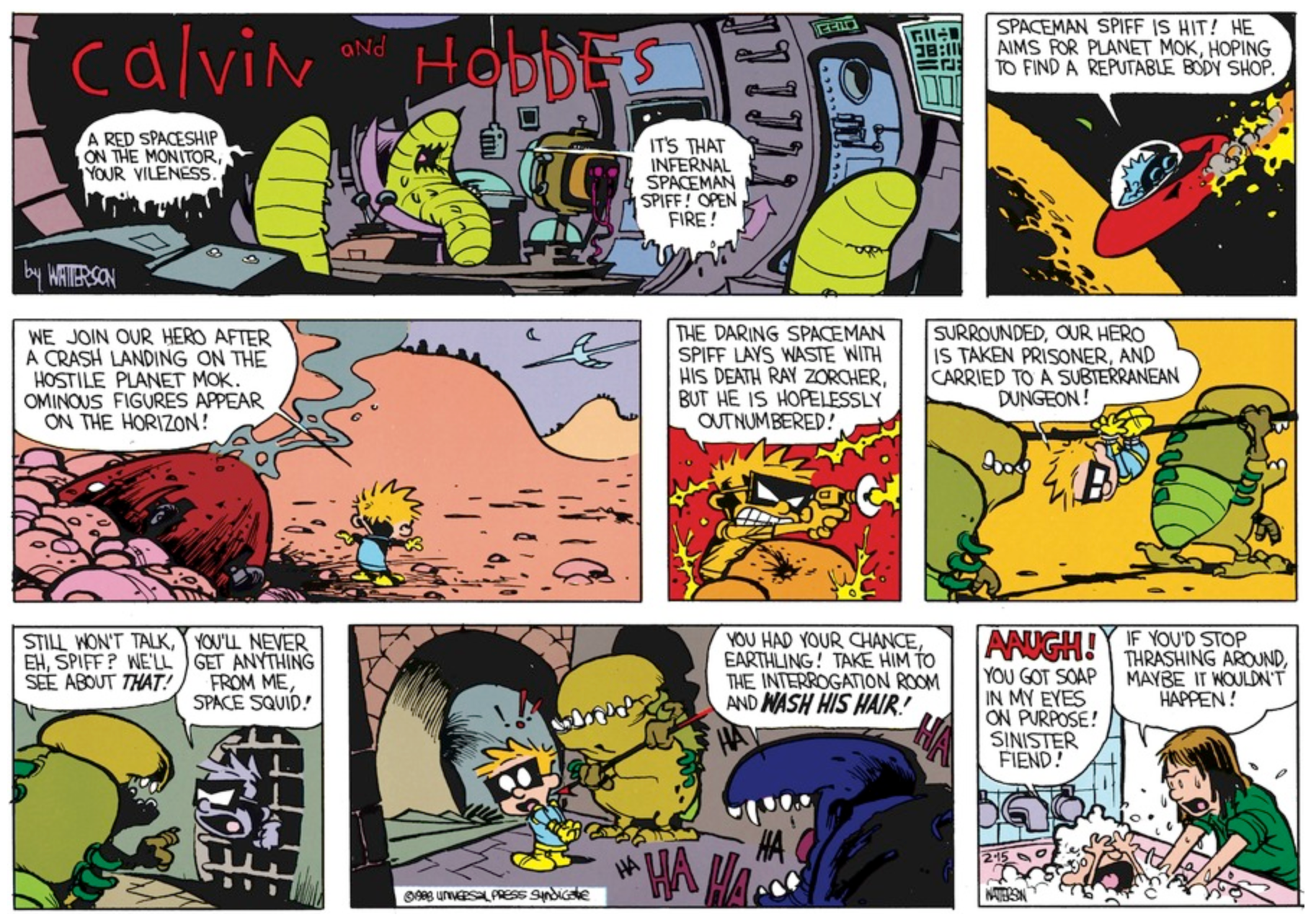 10 Best Drawn Calvin and Hobbes Comic Strips, Ranked