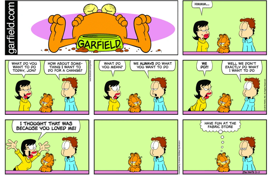 10 mejores cómics de Garfield con Liz, clasificados