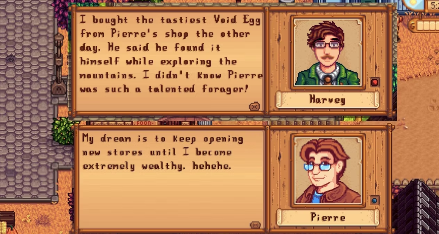 Por qué Pierre es el personaje más desagradable de Stardew Valley