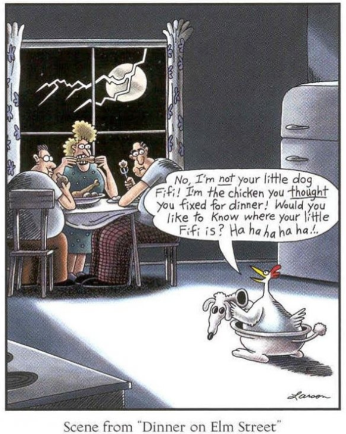 15 cómics de Far Side con el humor más oscuro