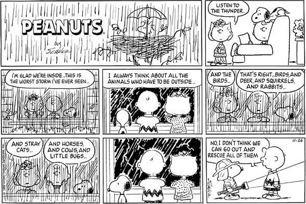 Las mejores tiras cómicas de Peanuts con Snoopy