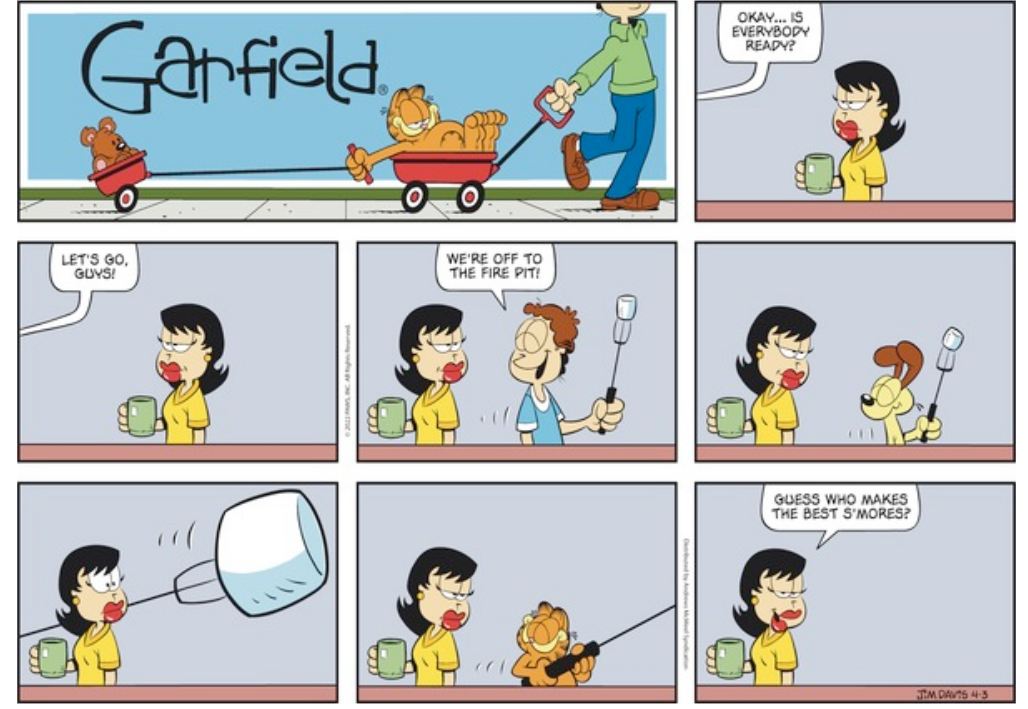 10 Best Garfield Comics Featuring Liz, Ranked