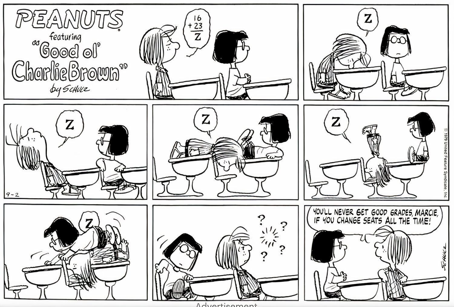 Las 10 mejores tiras cómicas de Peanuts con Marcie, clasificadas