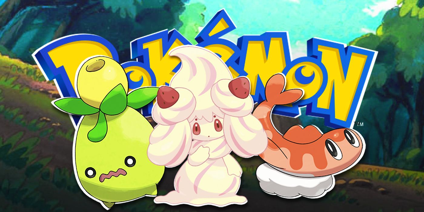 Smilov, Tatsugiri, and Alcremie Pokemon