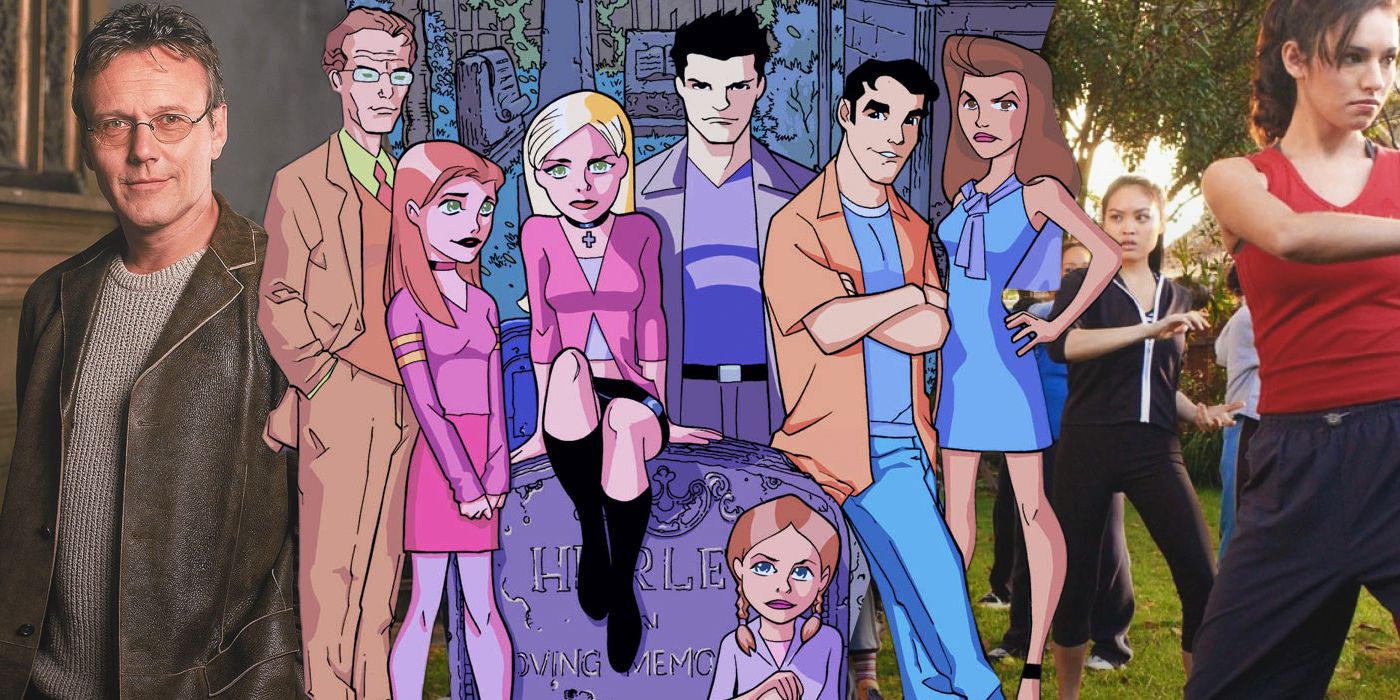 Split image from Buffy The Animated, Ripper and Slayer School