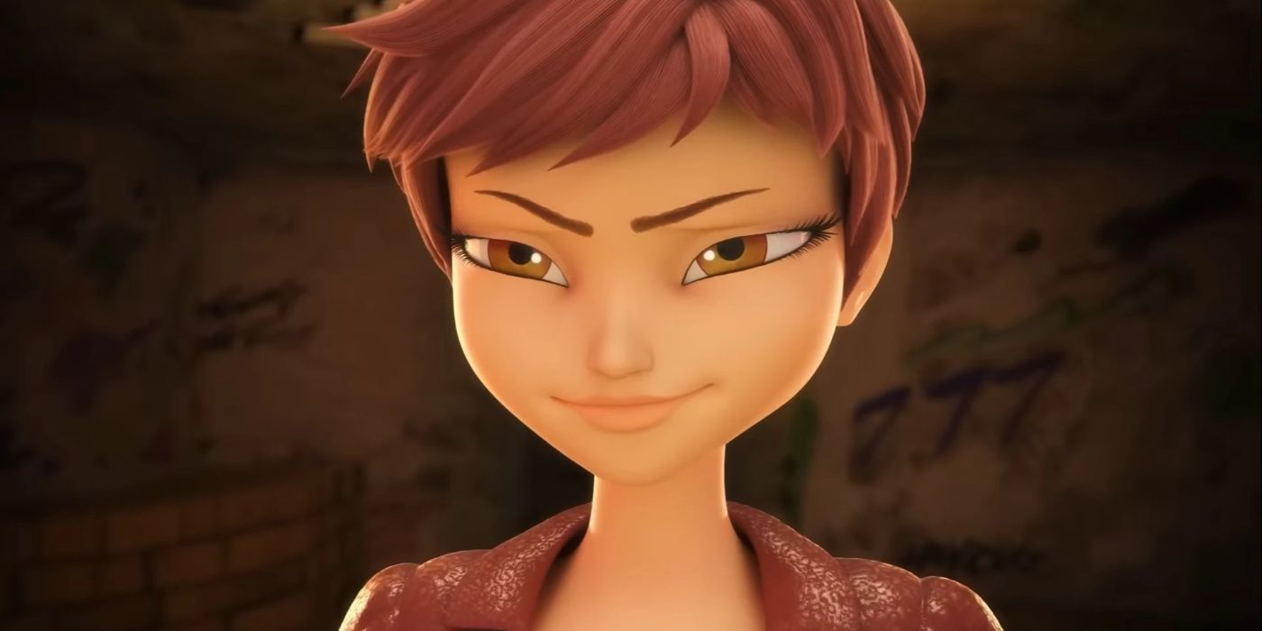 Cerise Bianca (formerly Lila Rossi) wears a devious smile in Miraculous Ladybug.