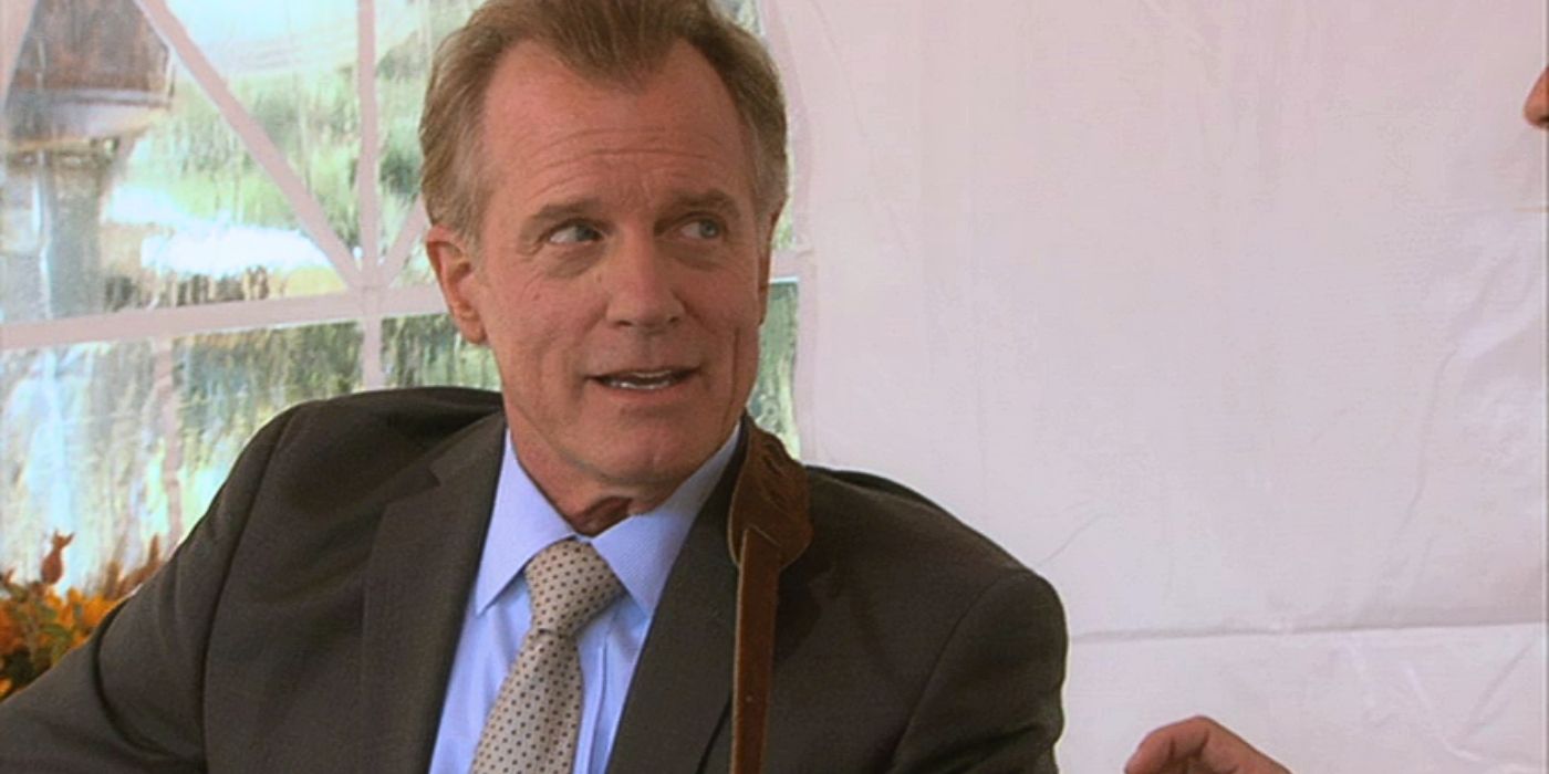 Stephen Collins as Walter Bernard SR in The Office Episode Garden Party