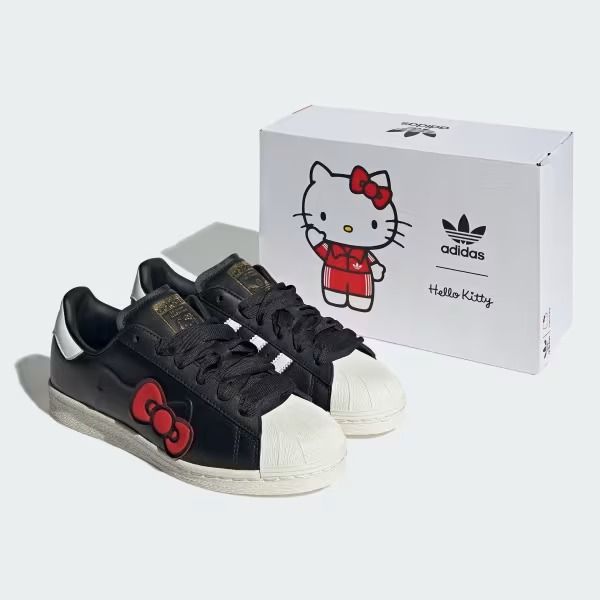 Adidas сотрудничает с Hello Kitty для создания новых кроссовок Superstar к 50-летнему юбилею