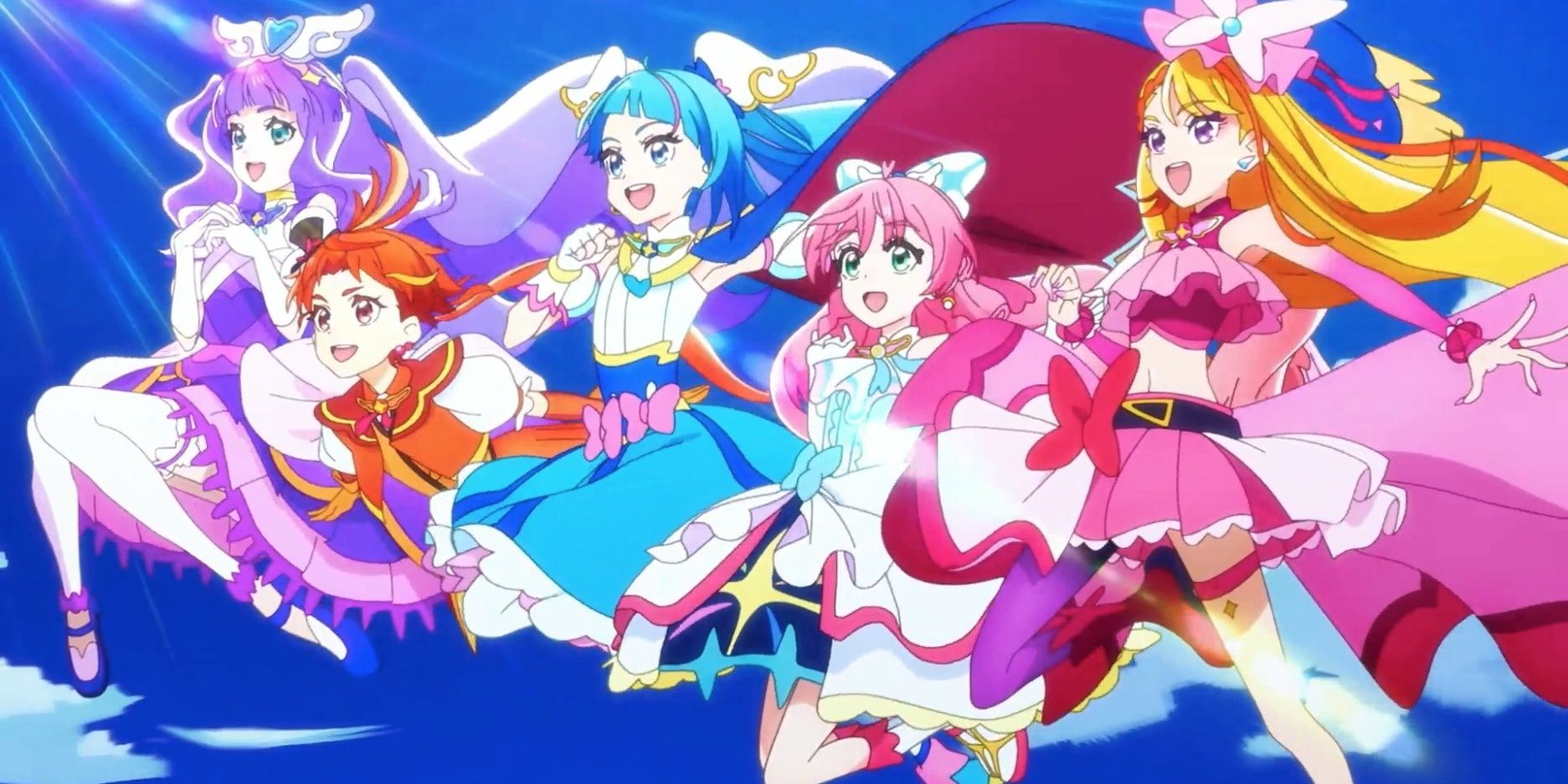 The Cures jump into action in Soraing Sky Precure