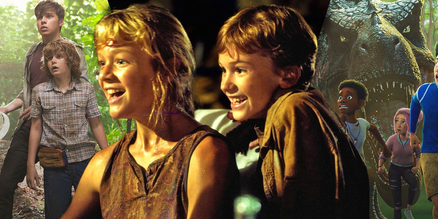 los niños de Jurassic Park, Jurassic World y Jurassic World Camp Cretácico