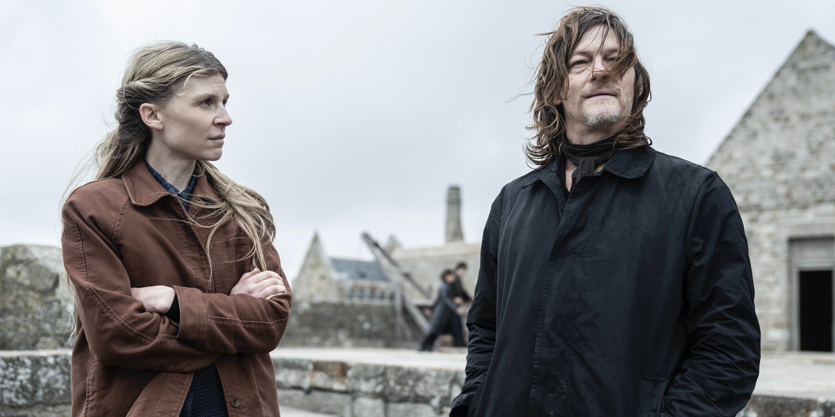 Isabelle Carriere and Daryl Dixon on The Walking Dead: Daryl Dixon