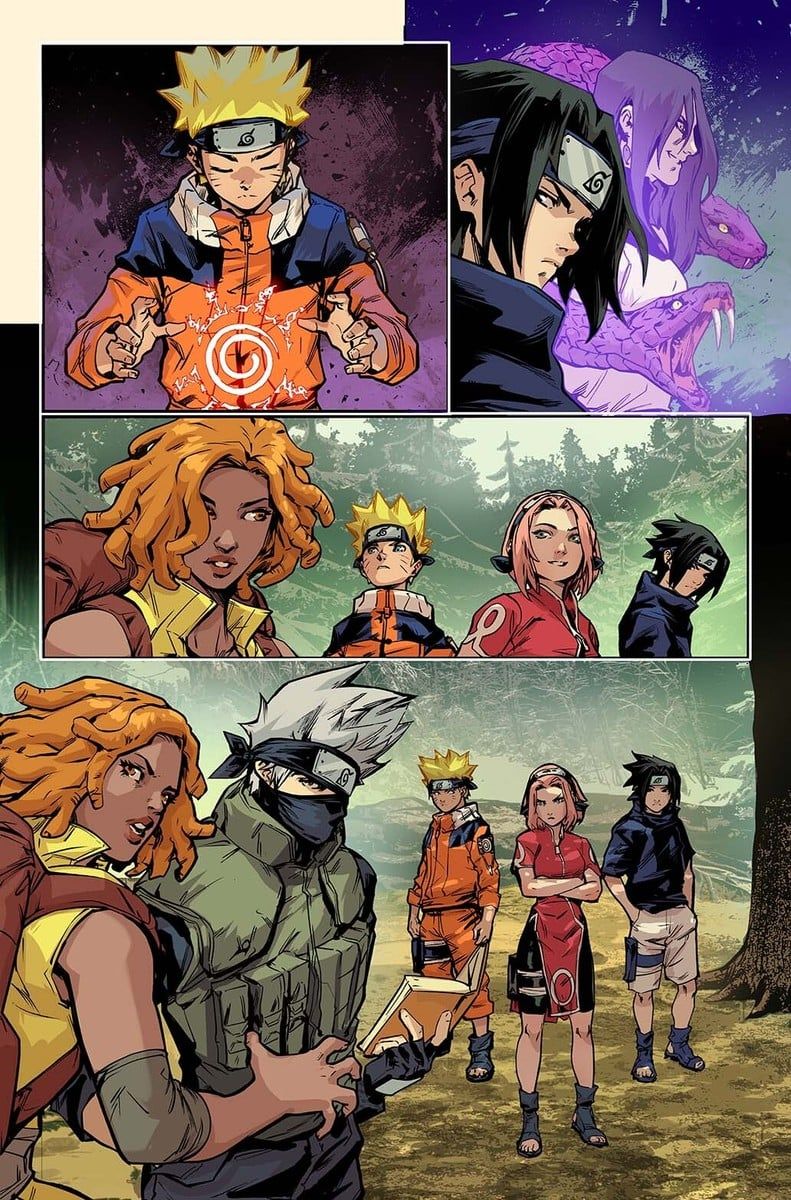 Las Tortugas Ninja mutantes adolescentes conocen a Naruto en un nuevo primer vistazo