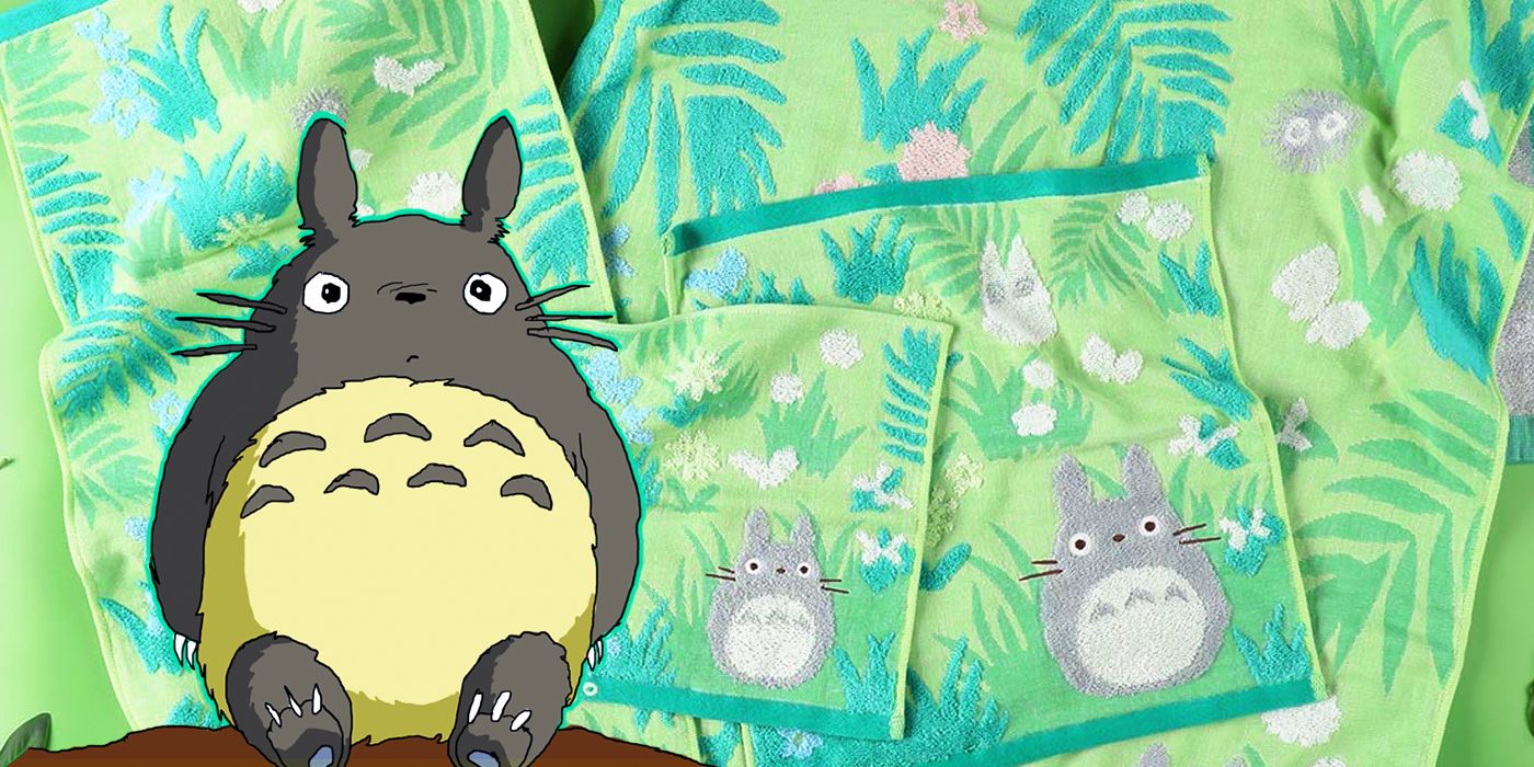 Studio Ghibli lanza la nueva colección de toallas My Neighbor Totoro para darle un toque primaveral