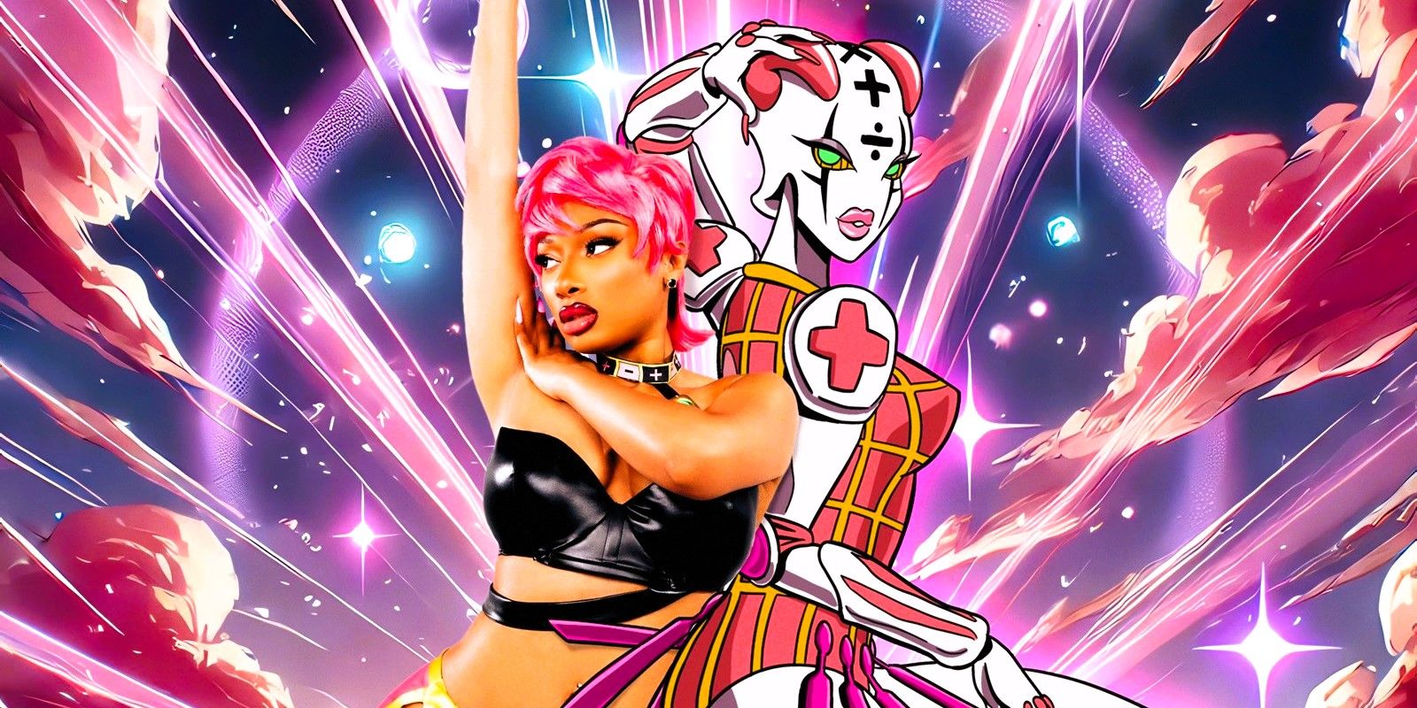 Megan Thee Stallion 'dale sabor' a Halloween como Trish Una de JoJo's Bizarre Adventure