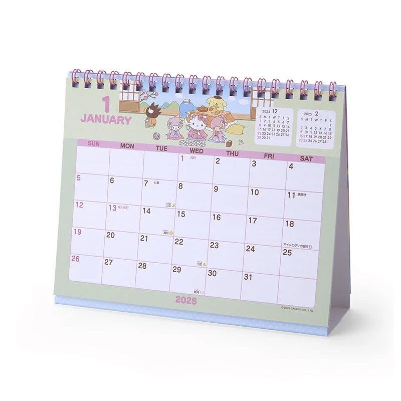 Sanrio EE. UU. lanza sus calendarios de Hello Kitty para un 2025 perfectamente organizado