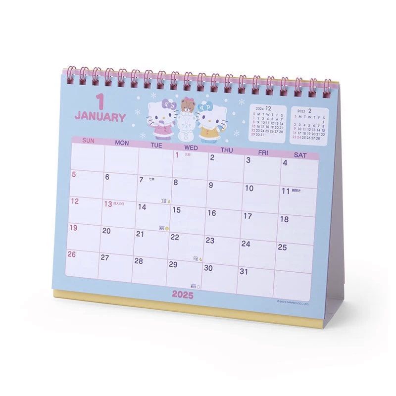 Sanrio EE. UU. lanza sus calendarios de Hello Kitty para un 2025 perfectamente organizado