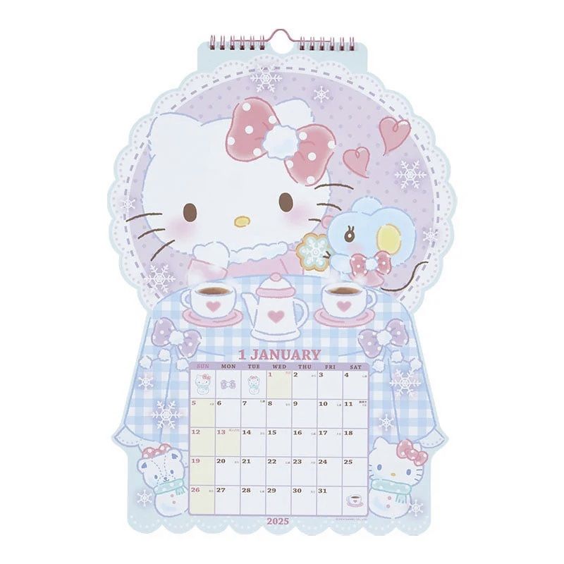 Sanrio EE. UU. lanza sus calendarios de Hello Kitty para un 2025 perfectamente organizado