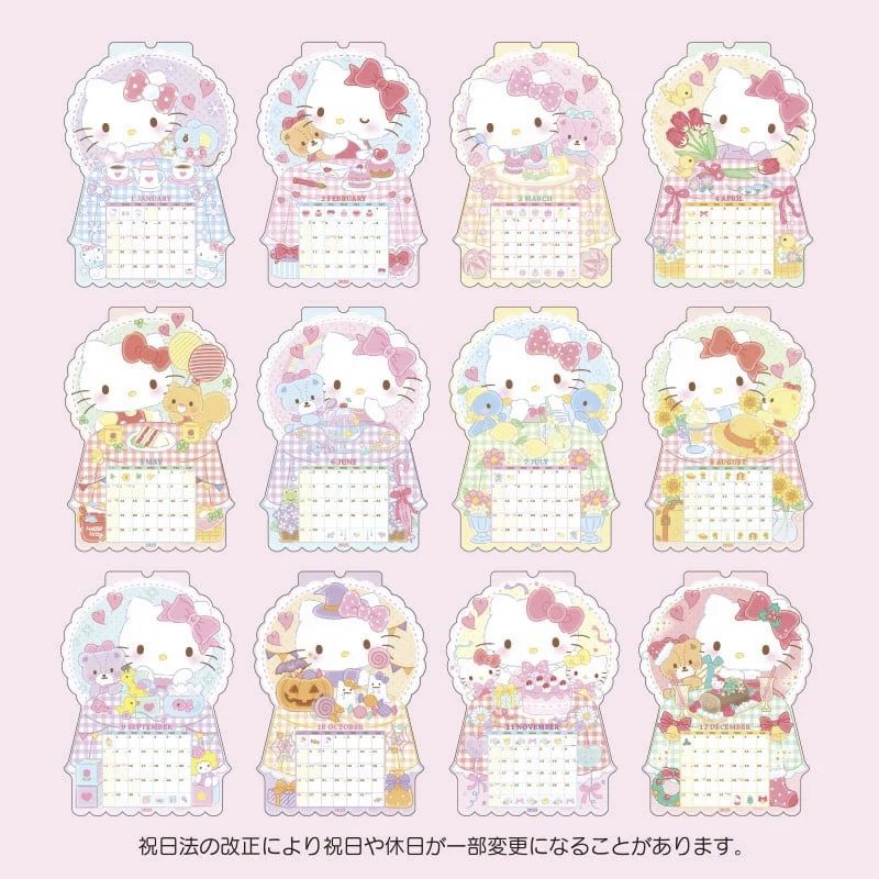 Sanrio EE. UU. lanza sus calendarios de Hello Kitty para un 2025 perfectamente organizado